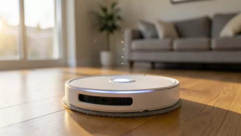 robot sprzątający z funkcją mopowania
