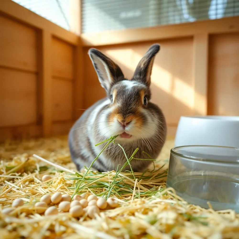 Co ile trzeba sprzątać klatkę królika
