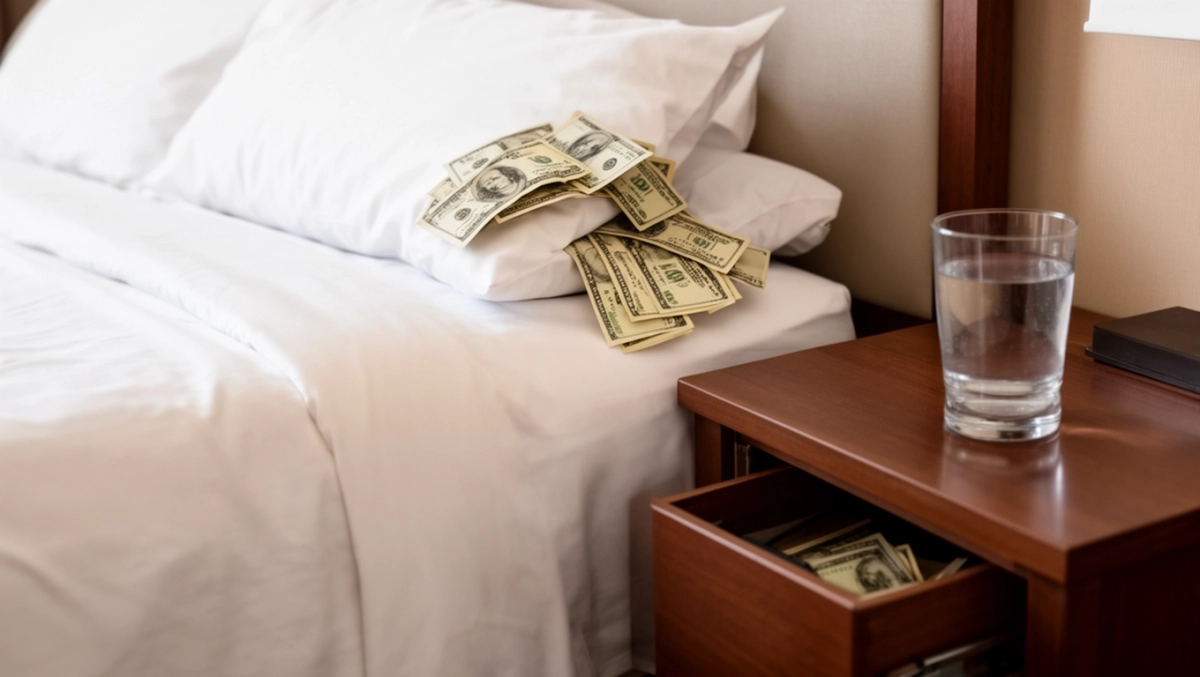 Gdzie zostawić napiwek za sprzątanie pokoju