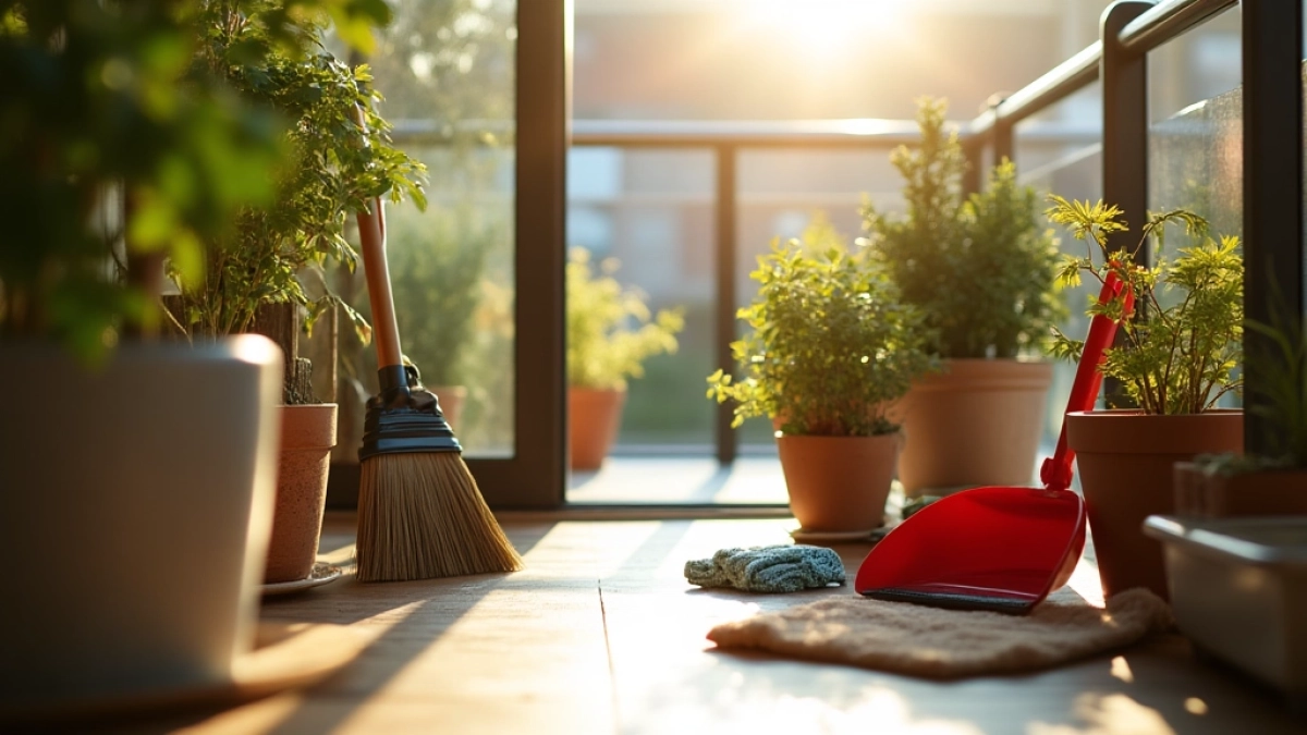Jak posprzątać balkon