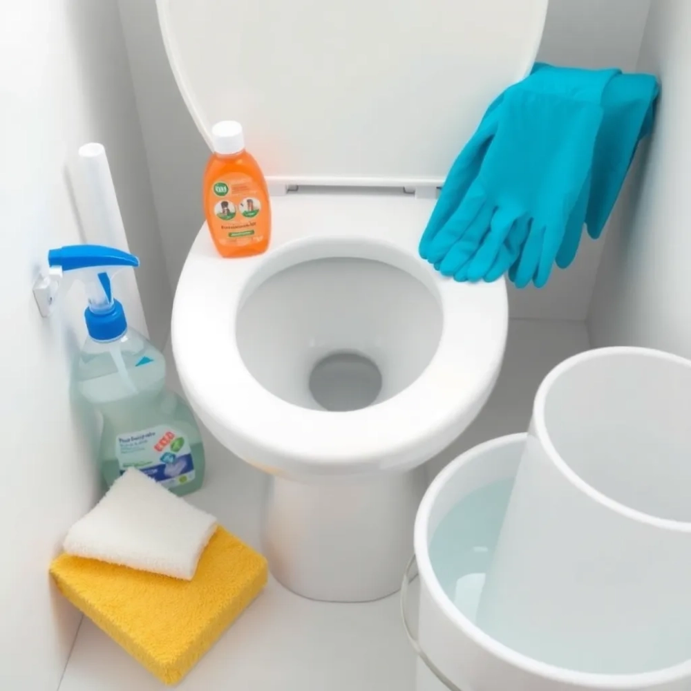 jak sprzątać toaletę