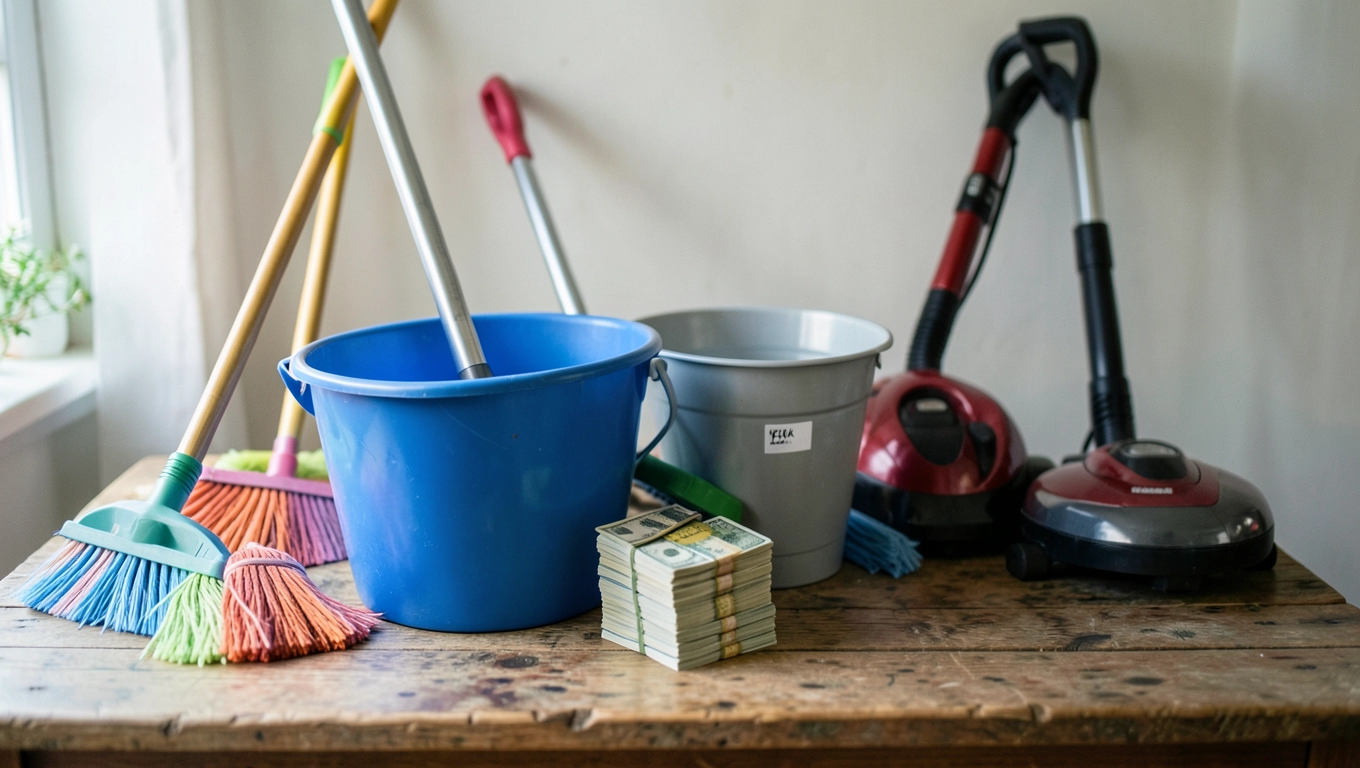 Rynek sprzątający i zarobki solo przedsiębiorcy