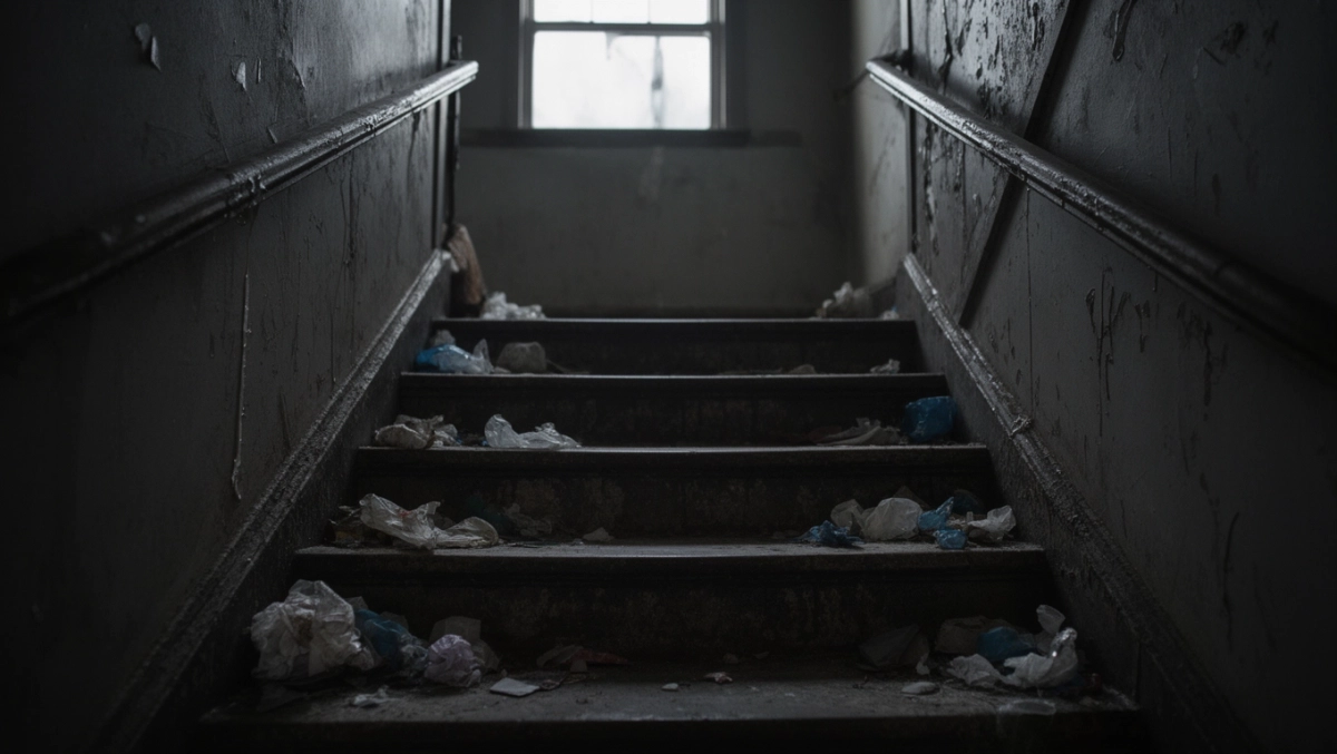 Sąsiad nie sprząta klatki schodowej