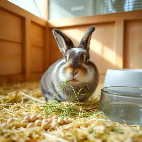Co ile trzeba sprzątać klatkę królika