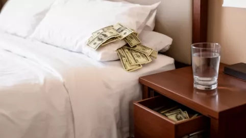 Gdzie zostawić napiwek za sprzątanie pokoju