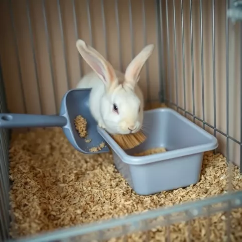 jak sprzątać klatkę królika