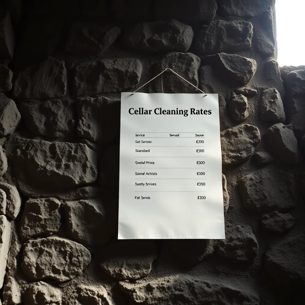 Sprzątanie piwnicy cennik